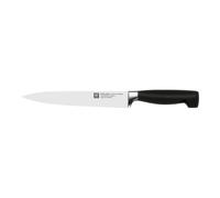 Zwilling Cuchillo de rebanar Four Star 20cm Plateado/Negro, Acero, 200 Milímetros
