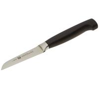ZWILLING Four Star - Cuchillo legumbres con Hoja forjada de una única Pieza Sigmaforge, Hoja endurecida al frío Friodur, 90 milímetros, Acero Inoxidable