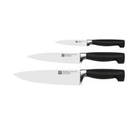 Zwilling Set de cuchillos Zwilling Four star 3 piezas Negro-acero inoxidable