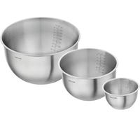 ZWILLING Fresh & Save BOWLS - Juego de 3 cuencos (acero inoxidable, 12 cm, 18 cm, L-24 cm), color plateado