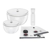 ZWILLING Fresh & Save BOWLS - Juego de iniciación al vacío (9 piezas, cuenco de cristal, 18 cm, L-24 cm, bolsa, bomba)