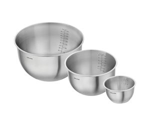 ZWILLING Fresh & Save BOWLS Set de boles S/M/L / 3-pzs, Acero inoxidable, Plata