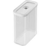 ZWILLING FRESH & SAVE CUBE Contenedor de almacenamiento, Tamaño 3M, Recipiente modular y apilable, Almacenamiento hermético y al vacío, Apto para lavavajillas, Transparente