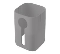 ZWILLING FRESH & SAVE CUBE Funda para contenedor tamaño 2S, Protección contra la luz solar, Indicador de nivel de llenado, Plástico sin BPA, Gris