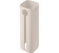 ZWILLING FRESH & SAVE CUBE Funda para contenedor tamaño 4S, Protección contra la luz solar, Indicador de nivel de llenado, Plástico sin BPA, Marfil