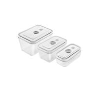 Vacuum box set, 3-pcs | Borosilicate glass Fresh & Save
