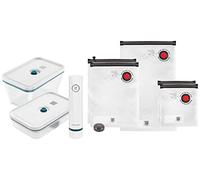 ZWILLING Fresh & Save set inicial de vacío para alimentos, vidrio, 8 piezas, bomba, recipientes y bolsas,
