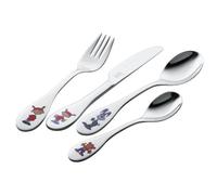 Zwilling Friends - Juego cubertería Infantil 4 Piezas con Esmalte, en Acero Inoxidable 18/10