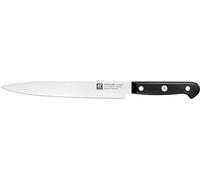 Zwilling Gourmet - Cuchillo de Carne 20 cm, Acero Inoxidable Especial, Mango Ergonómico Negro - Fabricado en Alemania