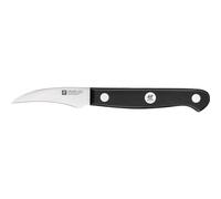 ZWILLING Gourmet Cuchillo de Pelar, 6 cm, Acero Inoxidable Especial Anticorrosión, Mango Ergonómico Negro - Hecho en Alemania