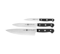 ZWILLING Juego de cuchillos Gourmet 3 piezas acero inoxidable plata/negro 48 x 38 x 28 cm