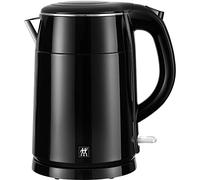 ZWILLING Hervidor de agua, 1,2 litros, 1550-1850 W, acero inoxidable/plástico, color negro