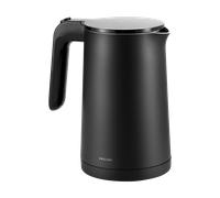 ZWILLING ENFINIGY Hervidor de agua eléctrico con filtro antical de acero inoxidable, Tetera anti-sobrecalentamiento, sin cable, 1850 W, 1,0 l, Negro
