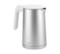 ZWILLING ENFINIGY Hervidor de agua eléctrico con filtro antical de acero inoxidable, Tetera anti-sobrecalentamiento, sin cable, 1850 W, 1,0 l, Plata