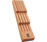 ZWILLING inserto para cajón de cuchillos, soporte de madera, almacenamiento para 8 cuchillos, marrón