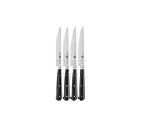 ZWILLING Juego de cuchillos para carne de 4 piezas. negro