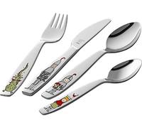 Zwilling Knight Eckbert - Juego de cubertería infantil, 4 piezas con esmalte, en acero inoxidable 18/10