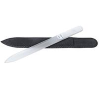 ZWILLING Lima de cristal (superficies de limado de grano fino, doble cara, cuidadosa con las uñas, funda protectora incluida), Premium, 150 mm