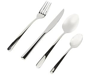 Zwilling Nova - Juego de 24 Cubiertos de Mesa, Acero Inoxidable, Plateado, para 6 comensales