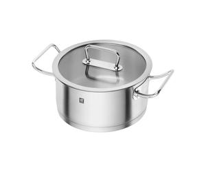 Zwilling Olla Zwilling Pro con tapa de vidrio acero inoxidable 4.1 L