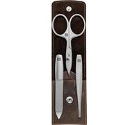 ZWILLING Estuche de manicura premium de 3 piezas en marrón