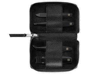ZWILLING Premium Estuche de manicura de 4 piezas en negro