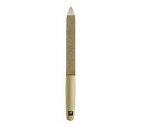Zwilling Lima de uñas Premium de zafiro, superficies gruesas/finas y punta limpiadora, dorada 130 mm