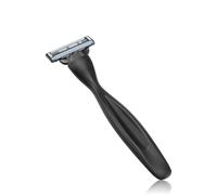 ZWILLING Maquinilla de afeitar (afeitado óptimo, diseño galardonado, sistema de cuchillas Gillette Mach3, hipoalergénica, con cuchilla y capuchón protector), premium, negra