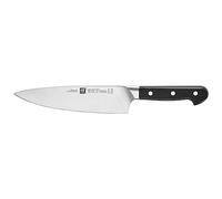 Zwilling Pro - Cuchillo de chef tradicional, acero, plata/negro, 20 x 5 x 5 cm