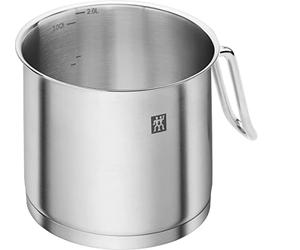 Zwilling Pro Milchtopf 14 cm 2 L Induktionsgeei gnet 18/10 acero fino plata
