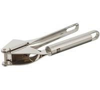 ZWILLING Pro - Prensa de ajos (20 cm, acero inoxidable, mango ergonómico), color plateado