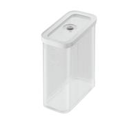 ZWILLING FRESH & SAVE CUBE Contenedor de almacenamiento, Tamaño 3M, Recipiente modular y apilable, Almacenamiento hermético y al vacío, Apto para lavavajillas, Transparente