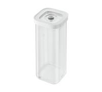 ZWILLING FRESH & SAVE CUBE Contenedor de almacenamiento, Tamaño 3S, Recipiente modular y apilable, Almacenamiento hermético y al vacío, Apto para lavavajillas, Transparente