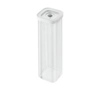 ZWILLING FRESH & SAVE CUBE Contenedor de almacenamiento, Tamaño 4S, Recipiente modular y apilable, Almacenamiento hermético y al vacío, Apto para lavavajillas, Transparente