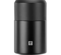 Zwilling Recipiente térmico para alimentos, cuenco integrado, aislamiento de doble pared, incluye cuchara, 700 ml, altura: 17 cm, negro, pequeño