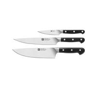 Zwilling Set de cuchillos Zwilling Pro 3 piezas Negro-acero inoxidable
