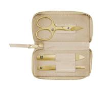 ZWILLING Estuche de manicura premium de 3 piezas en beige