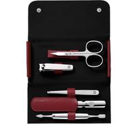 ZWILLING Set de manicura de 5 piezas en rojo