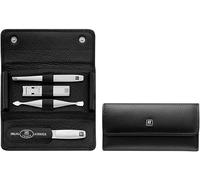 Zwilling set de manicura, kit de pedicura de piel de vaca de 4 piezas