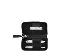 Zwilling Set de manicura y pedicura de 3 piezas con cortaúñas compacto, vegano, negro Set de cuidado de uñas 1 piezas