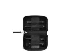 Zwilling Set de manicura y pedicura de 4 piezas con cortauñas, de cuero, negro Set de manicura 1 piezas
