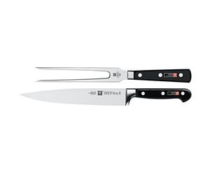 ZWILLING Set of Knives - Cuchillo (95 mm, 420 mm, Acero Inoxidable, Negro, Acero Inoxidable)