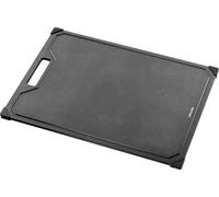 ZWILLING Tabla de cortar de 42 x 30 cm, de fibra de madera, con surco antideslizante, apta para lavavajillas, color negro