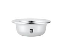 ZWILLING Tazón de afeitado (afeitado en húmedo, almacenamiento para jabón de afeitar, tazón para hacer espuma, cromado), plateado