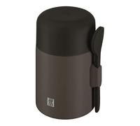 ZWILLING Thermo Plus - Recipiente térmico de 600 ml, mantiene hasta 10 horas de calor y frío, doble pared, de acero inoxidable con cuchara, a prueba de fugas, ligero, apto para lavavajillas, color
