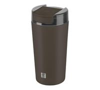 ZWILLING Thermo Plus - Taza térmica (480 ml, acero inoxidable, hasta 9 horas de calor, taza de café para llevar, doble pared, a prueba de fugas, apta para lavavajillas), color marrón