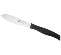 Zwilling Twin Grip - Cuchillo Panecillo, Hoja endurecida al frío Friodur, Acero Inoxidable, Mango sintético, 120 milímetros, Color Negro