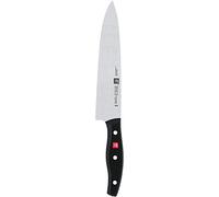 ZWILLING Twin Pollux cuchillo de chef, hoja 20 cm, acero especial inoxidable, mango de plástico con diseño de remaches, negro