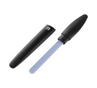 ZWILLING Lima de cerámica (superficies de limado gruesas y finas, para uñas sensibles, con tapa protectora), Premium, negra, 170 mm