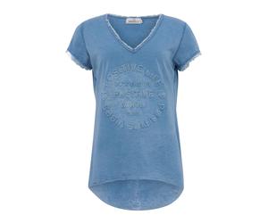 Zwillingsherz Camiseta 'Positive Mind' azul denim L-XL azul denim